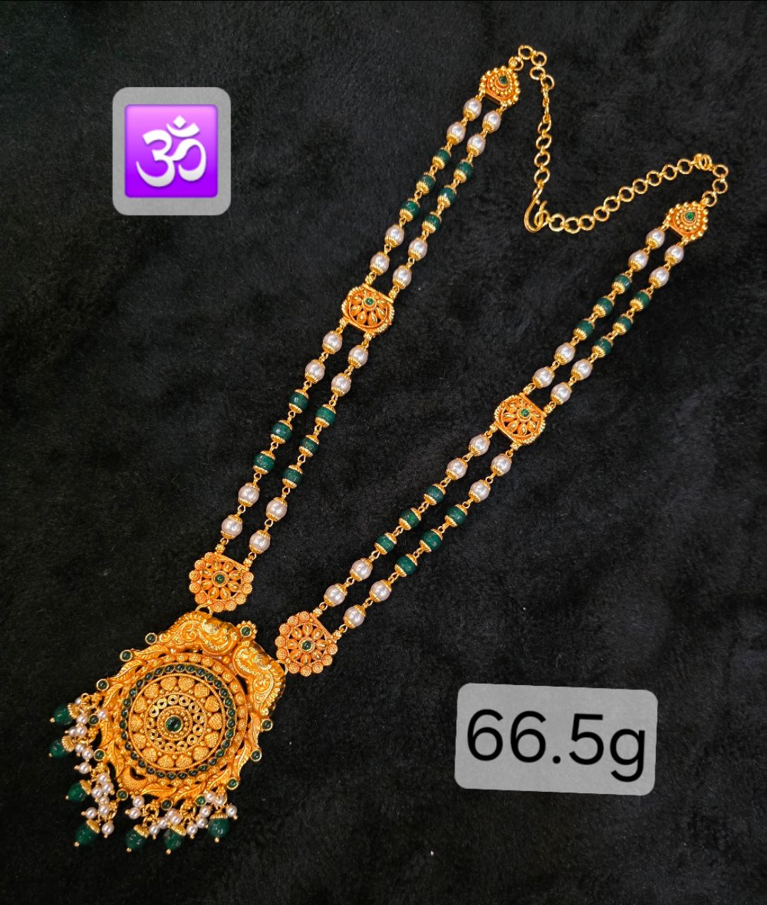 Ganesha Pendant Necklace by OM SILVER JEWELLERY view 3