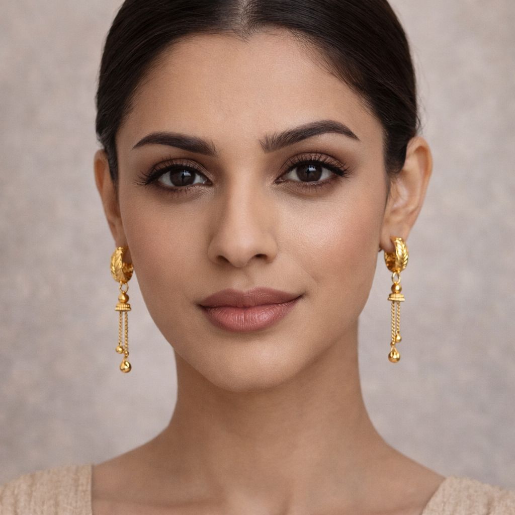 Aviraam Gold Plated Earrings view 2