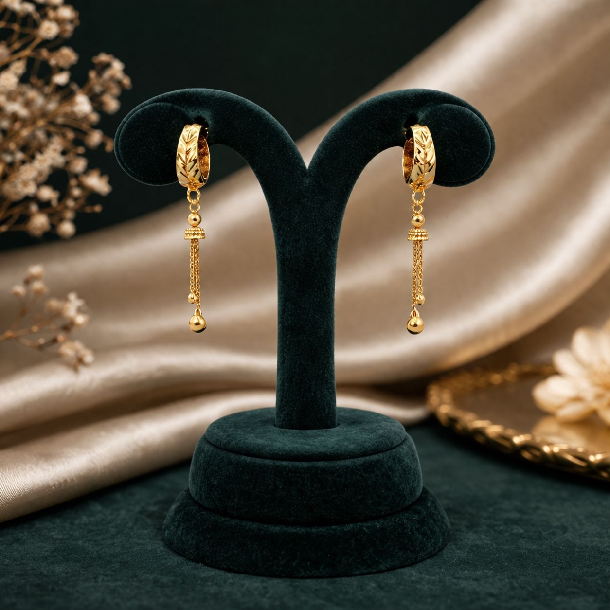 Aviraam Gold Plated Earrings view 3
