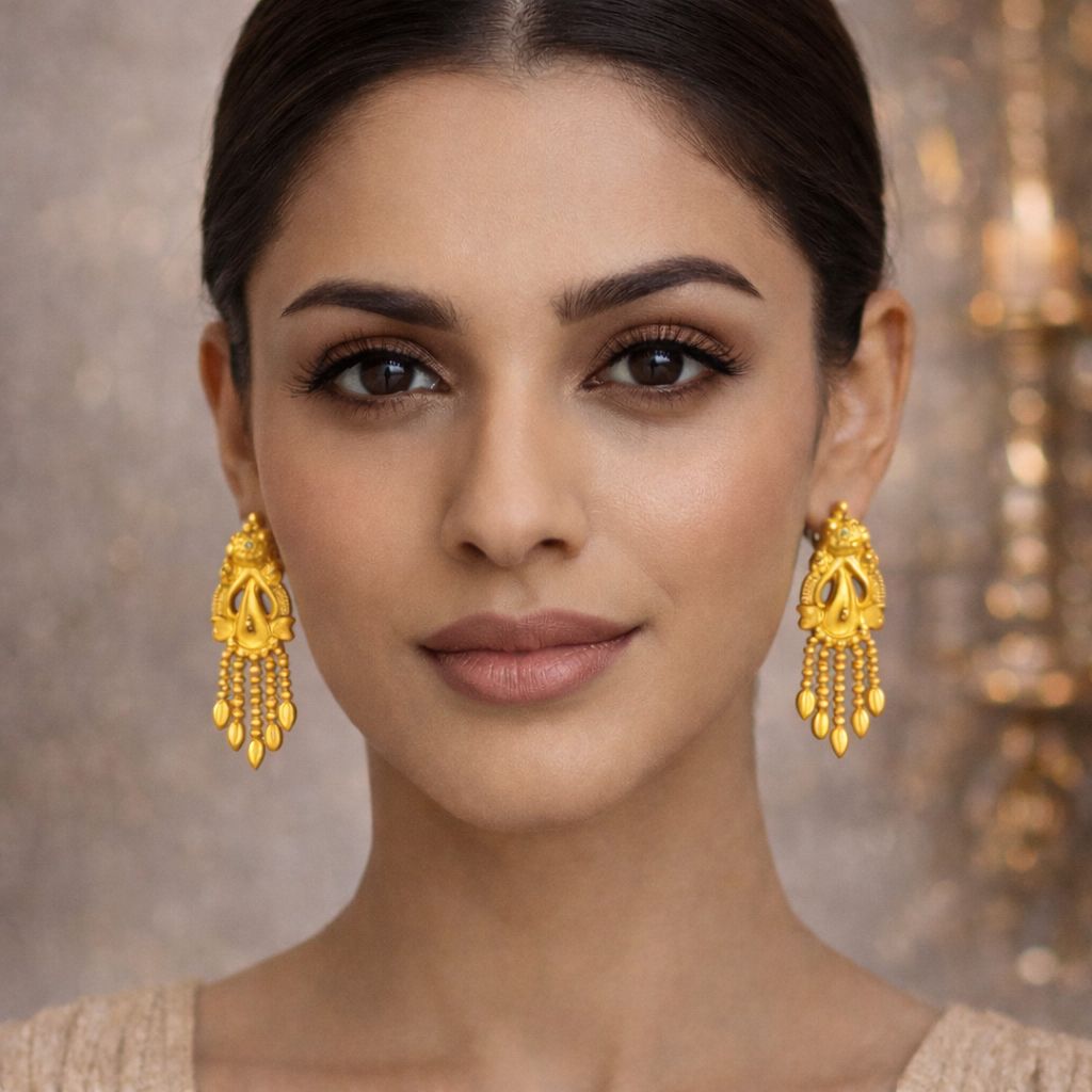 Aviraam Gold Earrings view 2