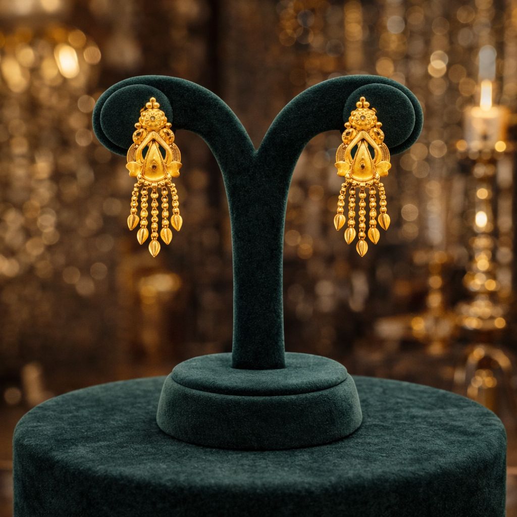 Aviraam Gold Earrings view 3
