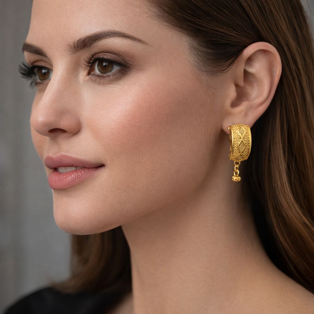 Aviraam Gold Earrings 03 view 2