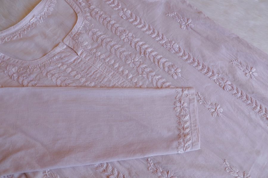 Pure Cotton Handwork Long Kurti. view 2