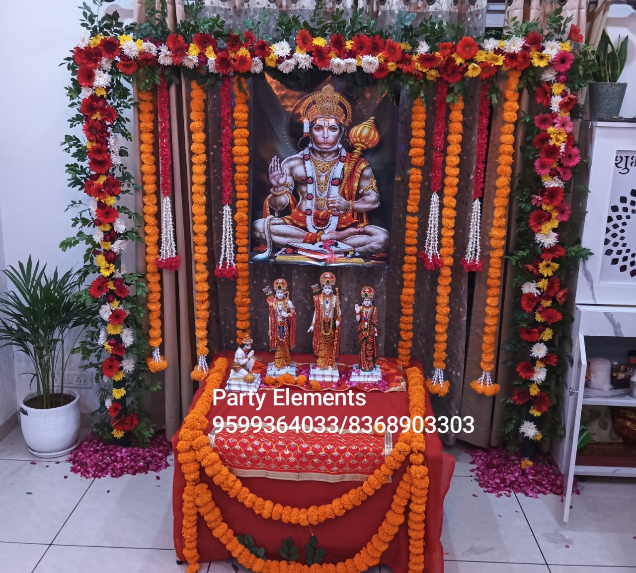 Sundar Kand Pooja Setup (12x8) view 2