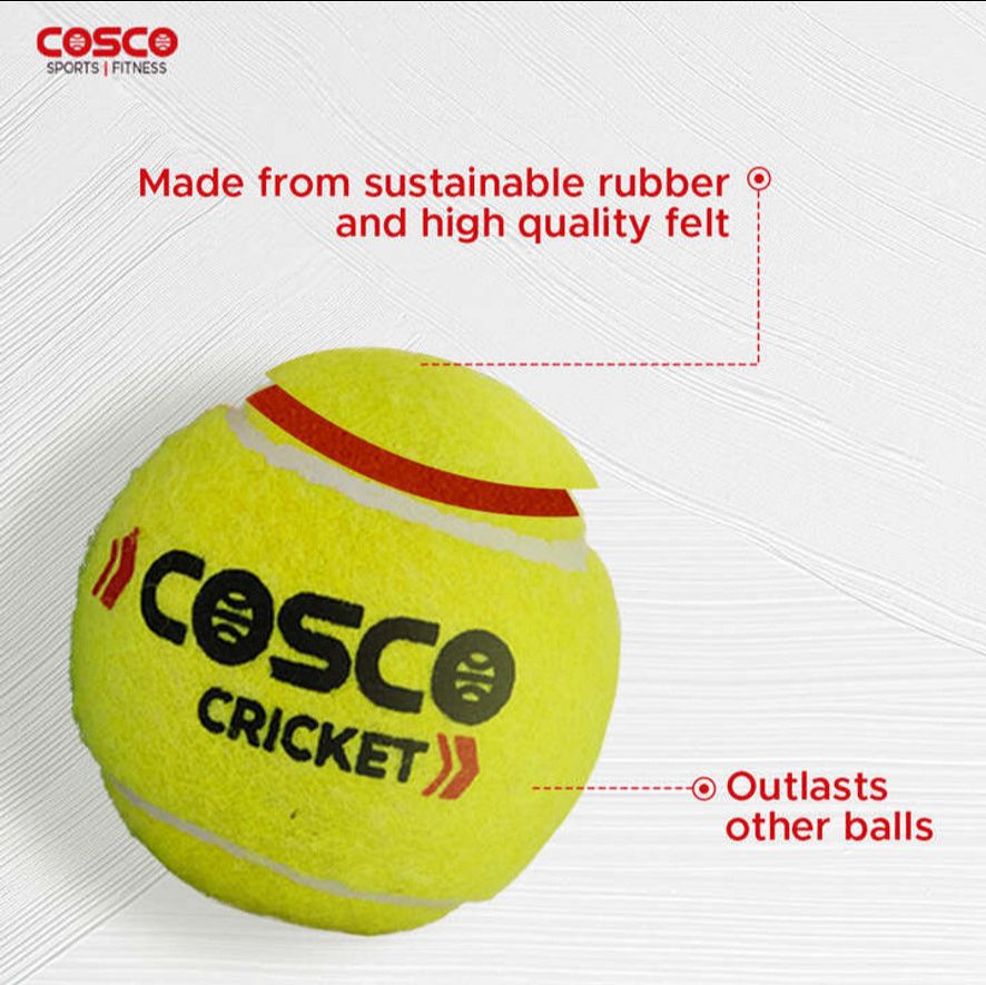 Cosco Cricket Tennis Ball view 2