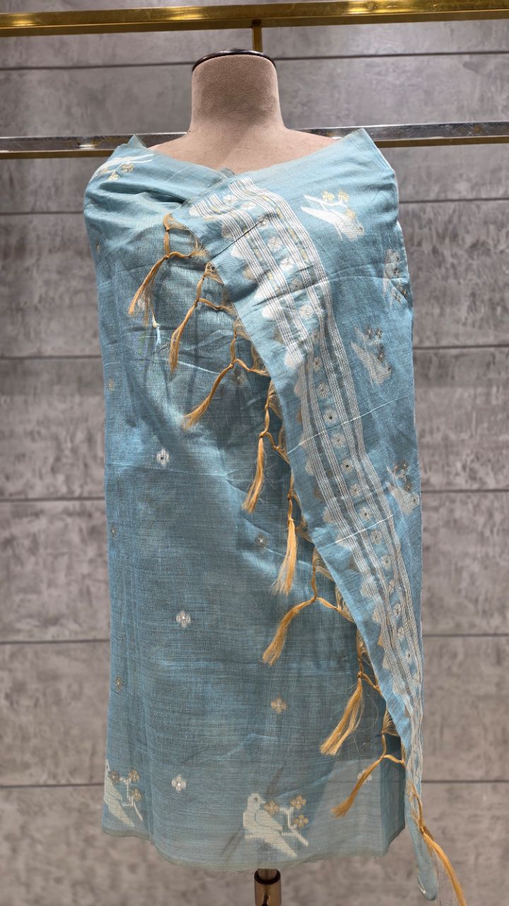 Unstitched. Suit Fabric. view 3