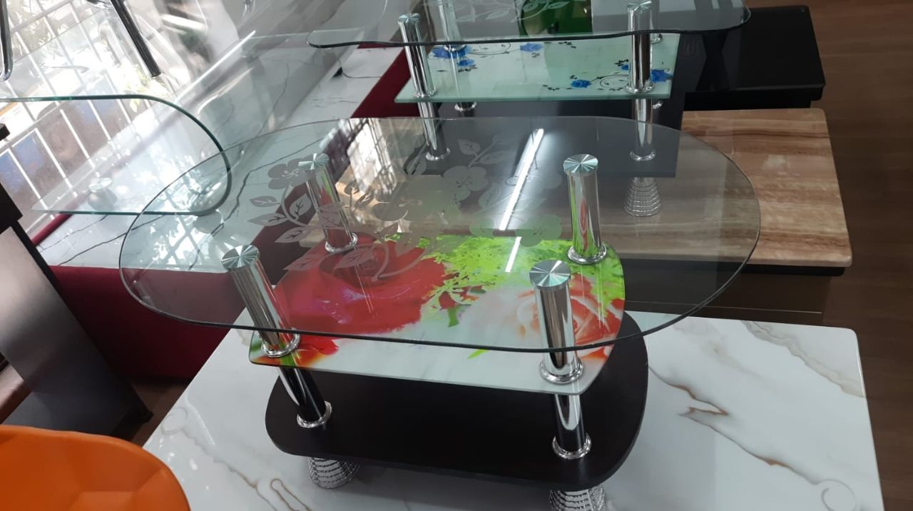 Artistic Glass Coffee Table view 2