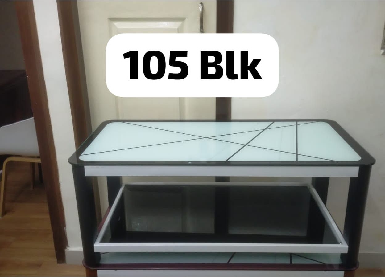 Coffee Table 105 Blk view 2