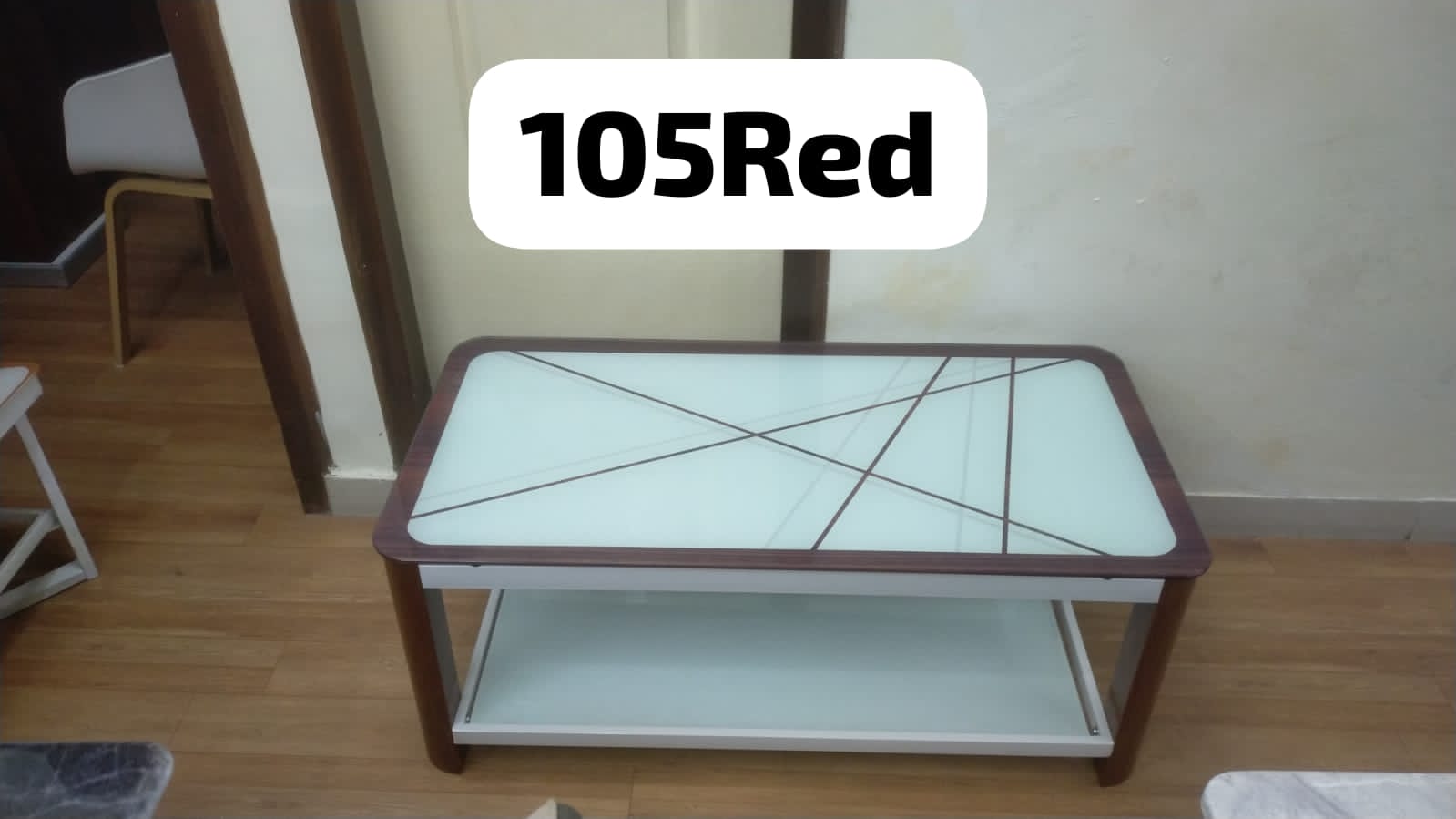 105Red Coffee Table view 2