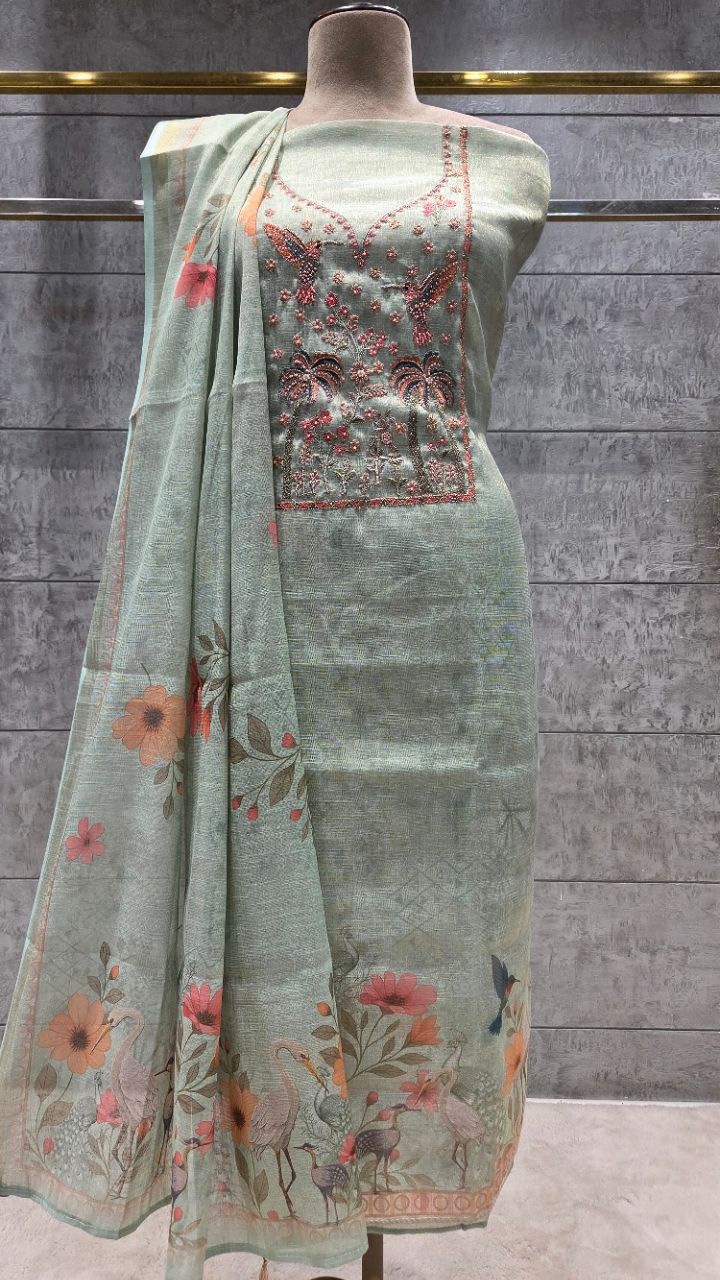 Unstitched. Suit Fabric... view 2