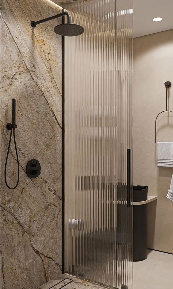 Clear UPVC Shower Door view 4