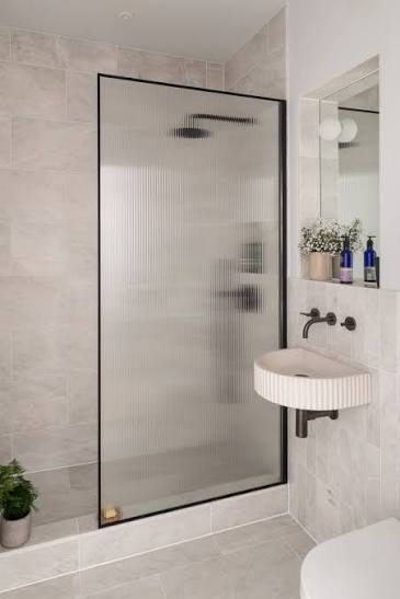 Clear UPVC Shower Door view 9