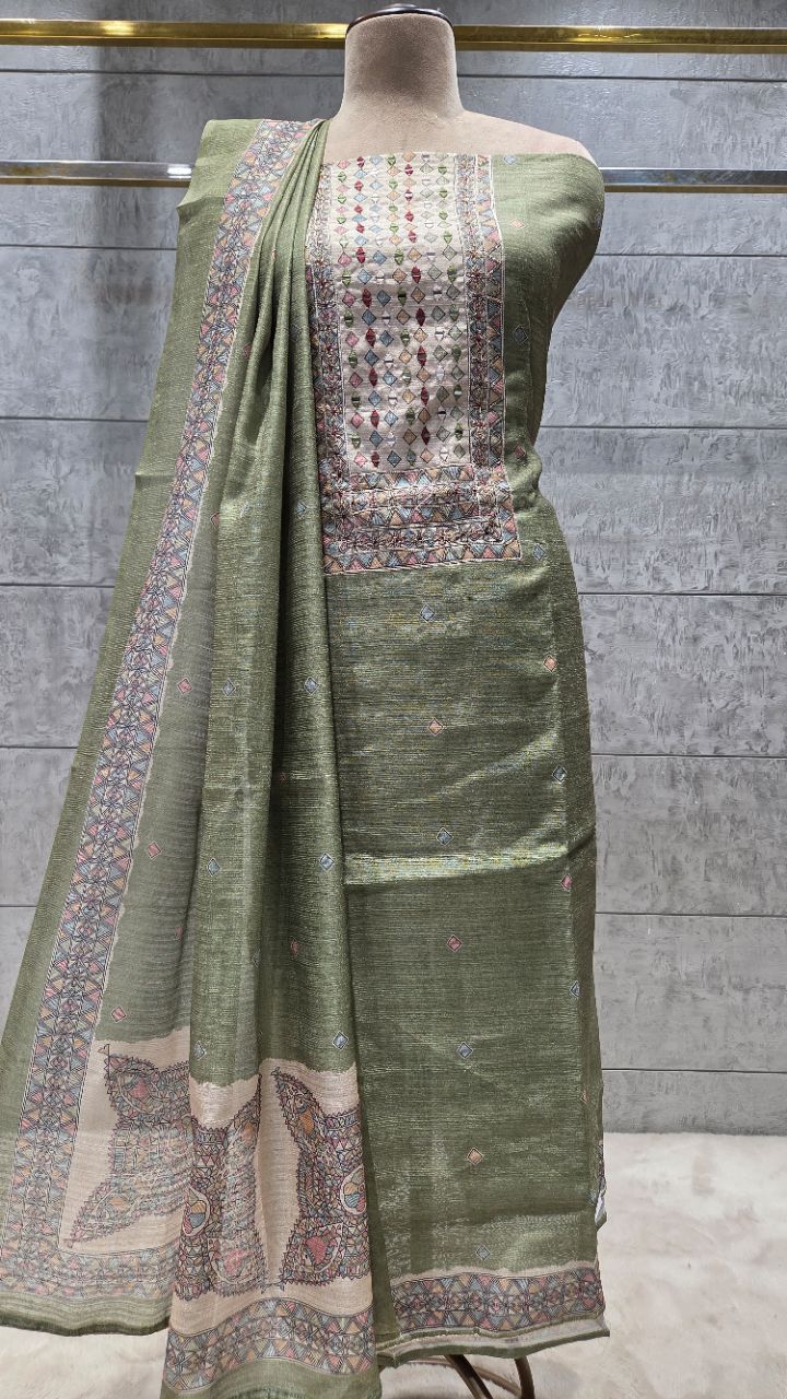 Unstitched Suit .Fabric.... view 2