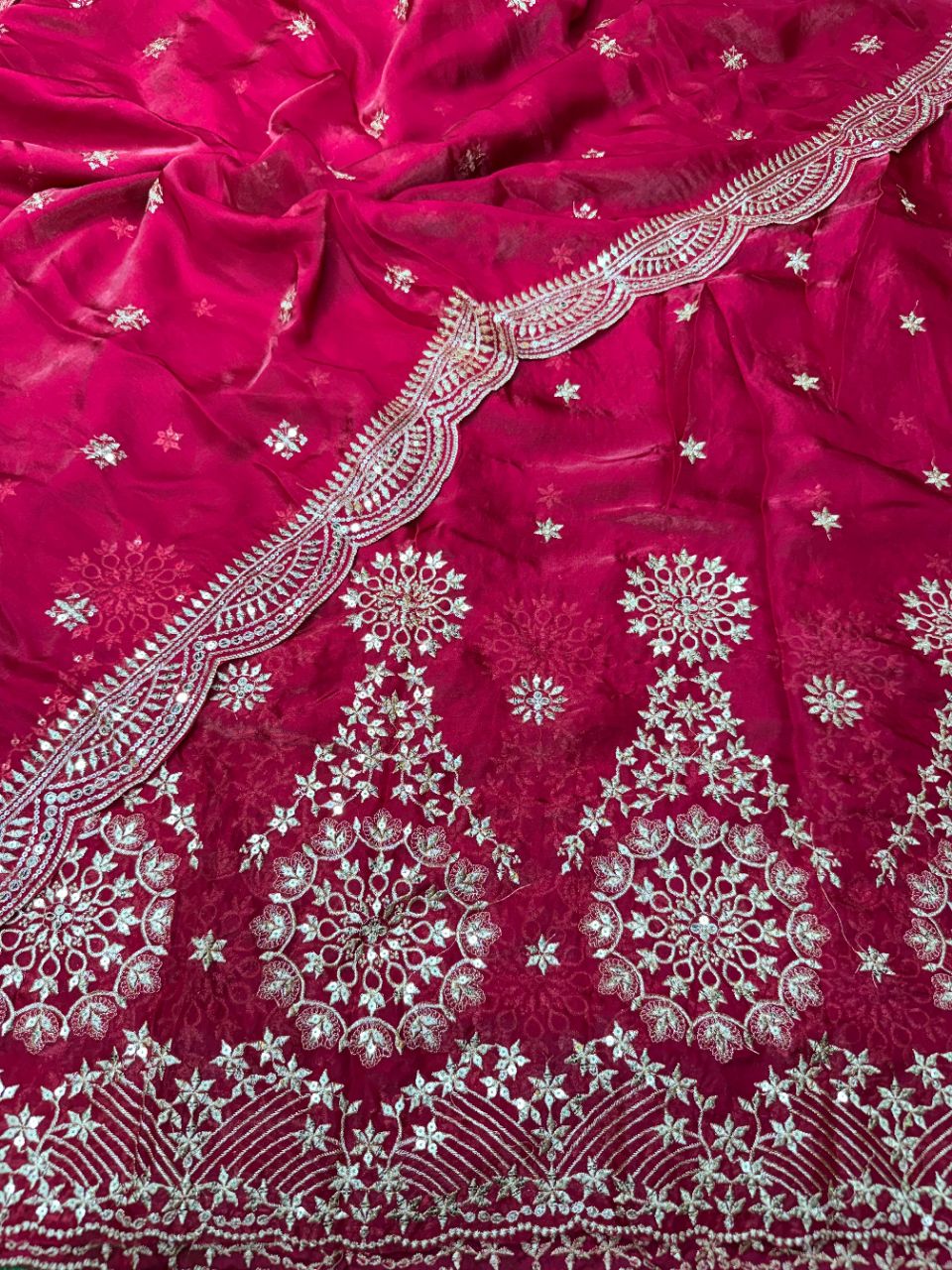 Elegant Embroidered Saree view 3