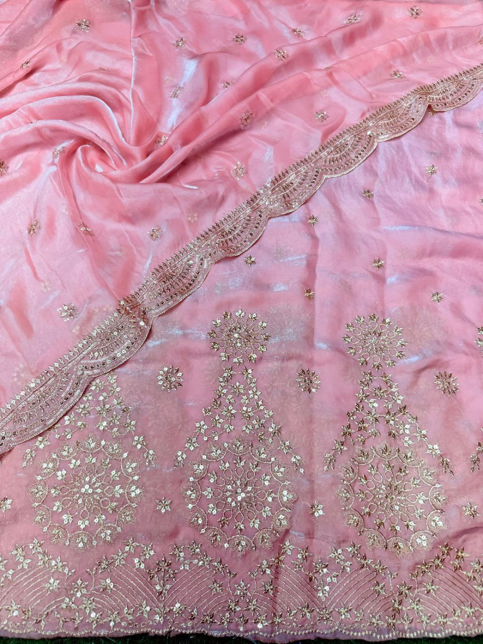 Elegant Embroidered Saree view 4