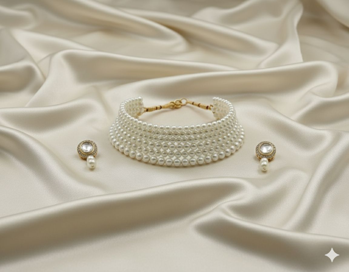 Pearl Choker Set view 2