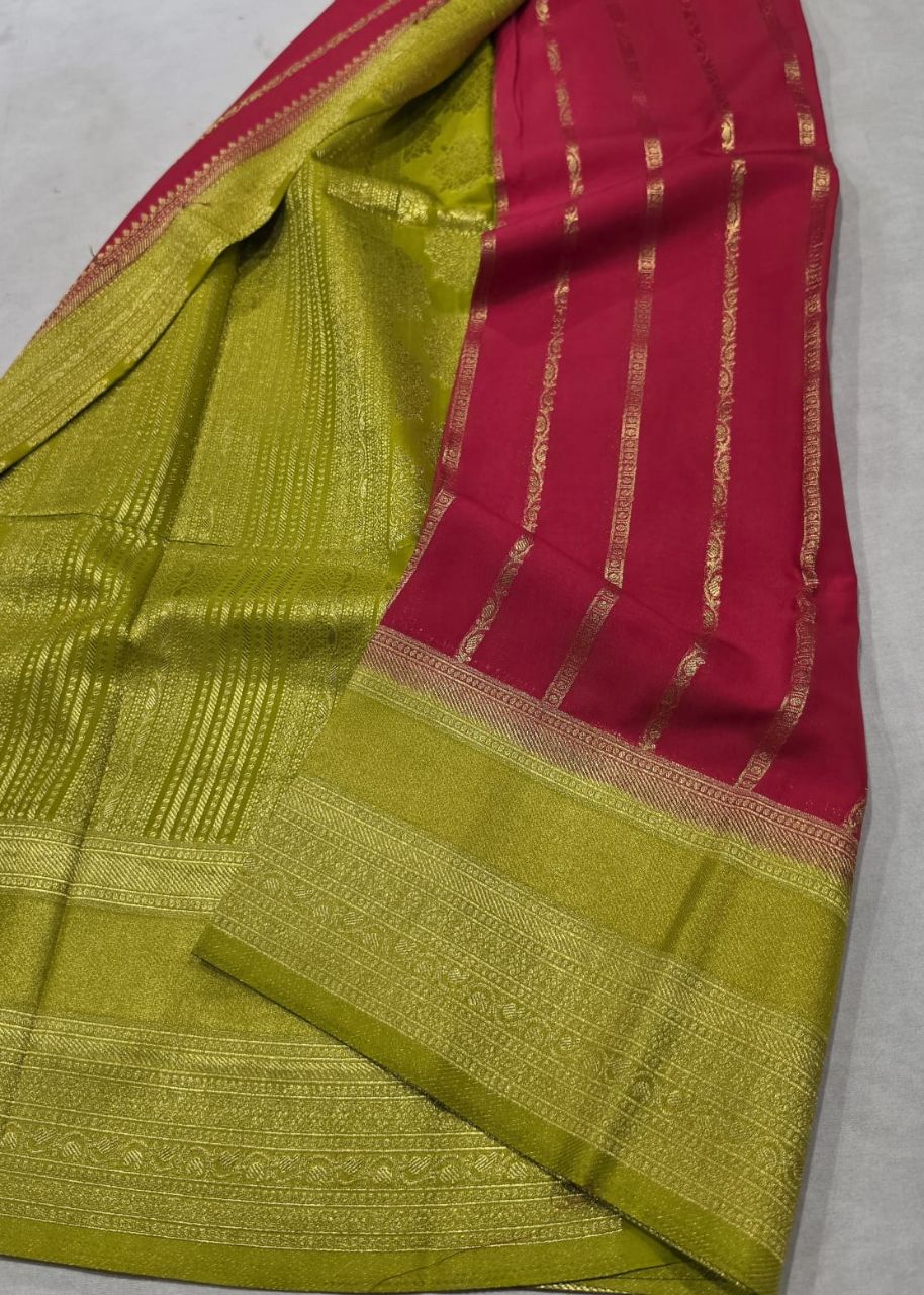 Vibrant Silk Saree view 3