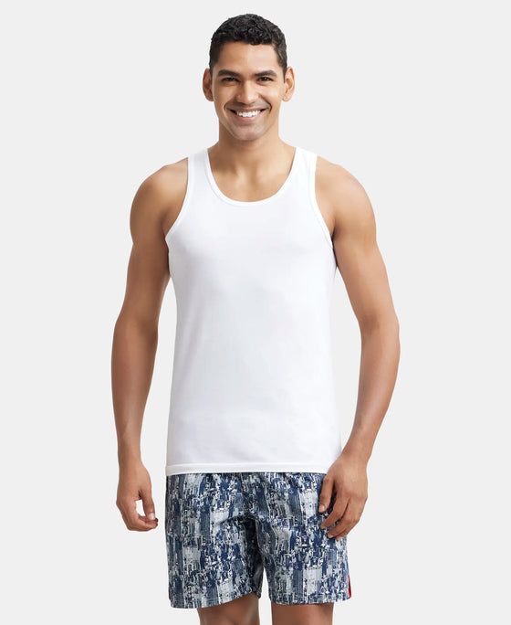Jockey 8820 White Vest view 6