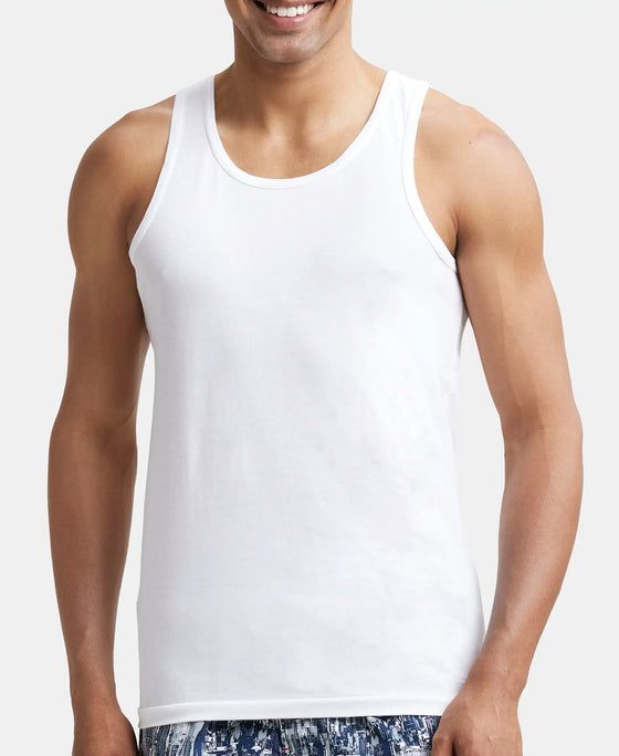 Jockey 8820 White Vest view 8