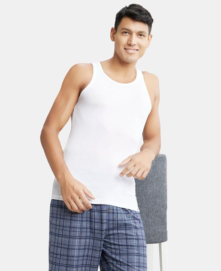 Jockey Ic13 White Vest view 5