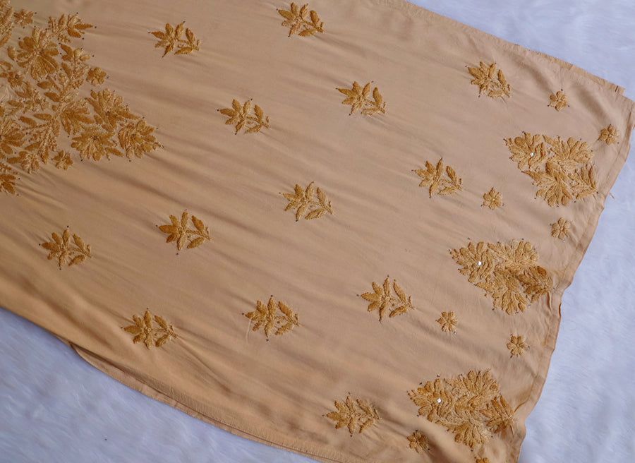RAYON MUKAISH HANDWORK 3 PIECE SET IN YELLOW. 💛 view 3