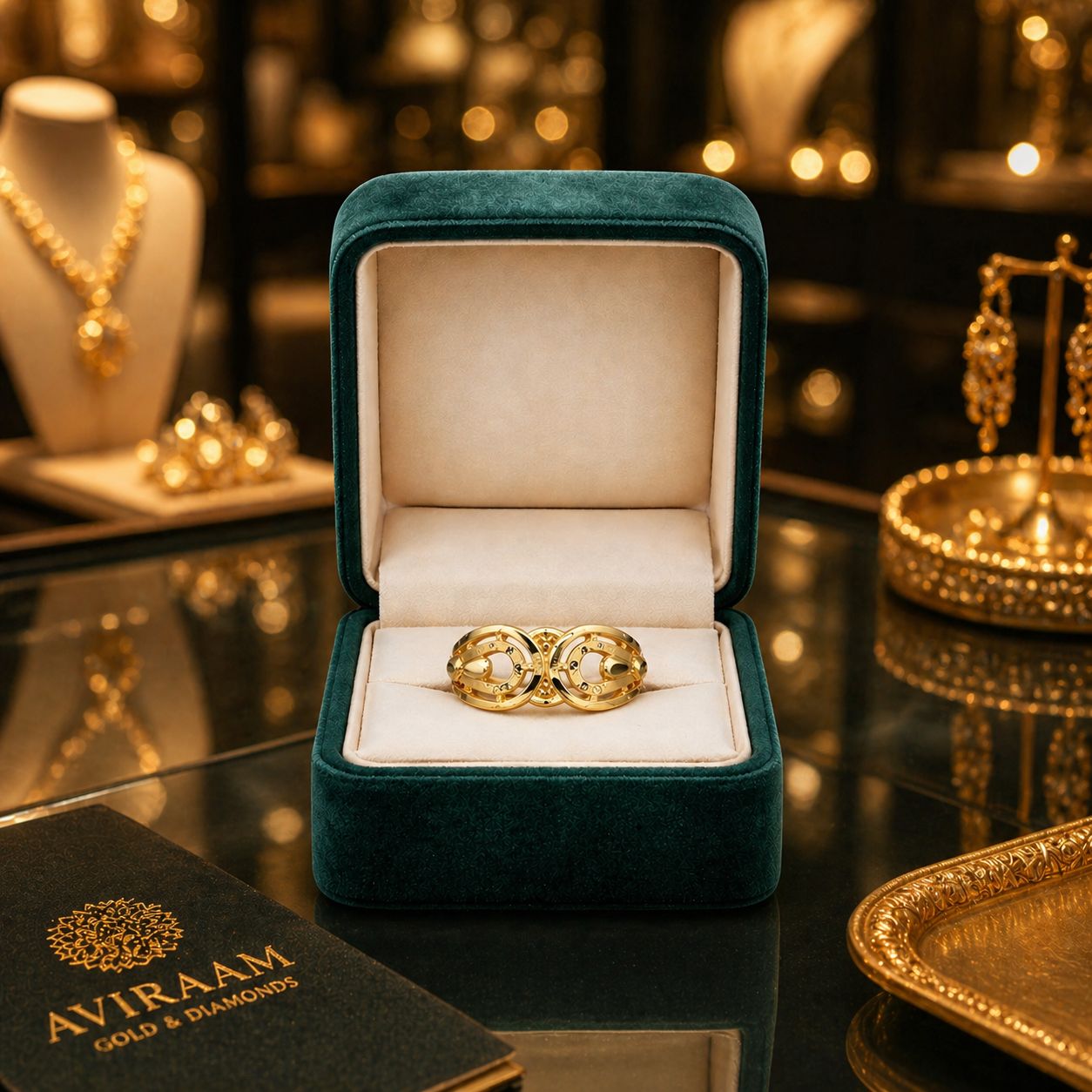 Aviraam Gold Ring 21 view 3