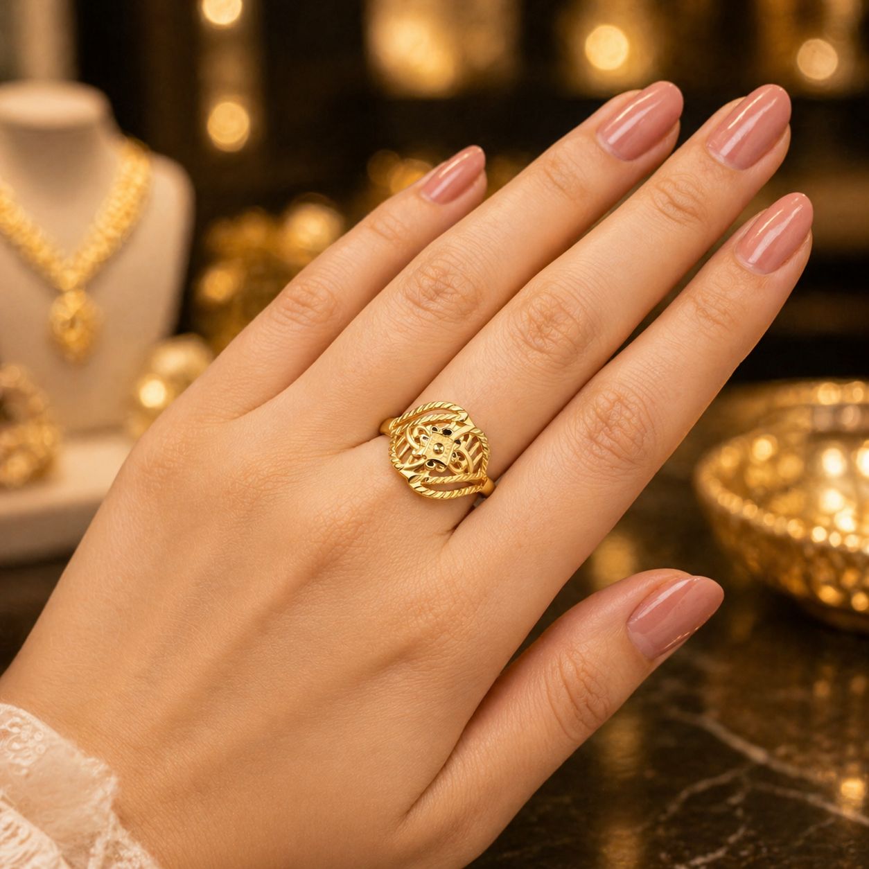 Aviraam Gold Ring 23 view 2