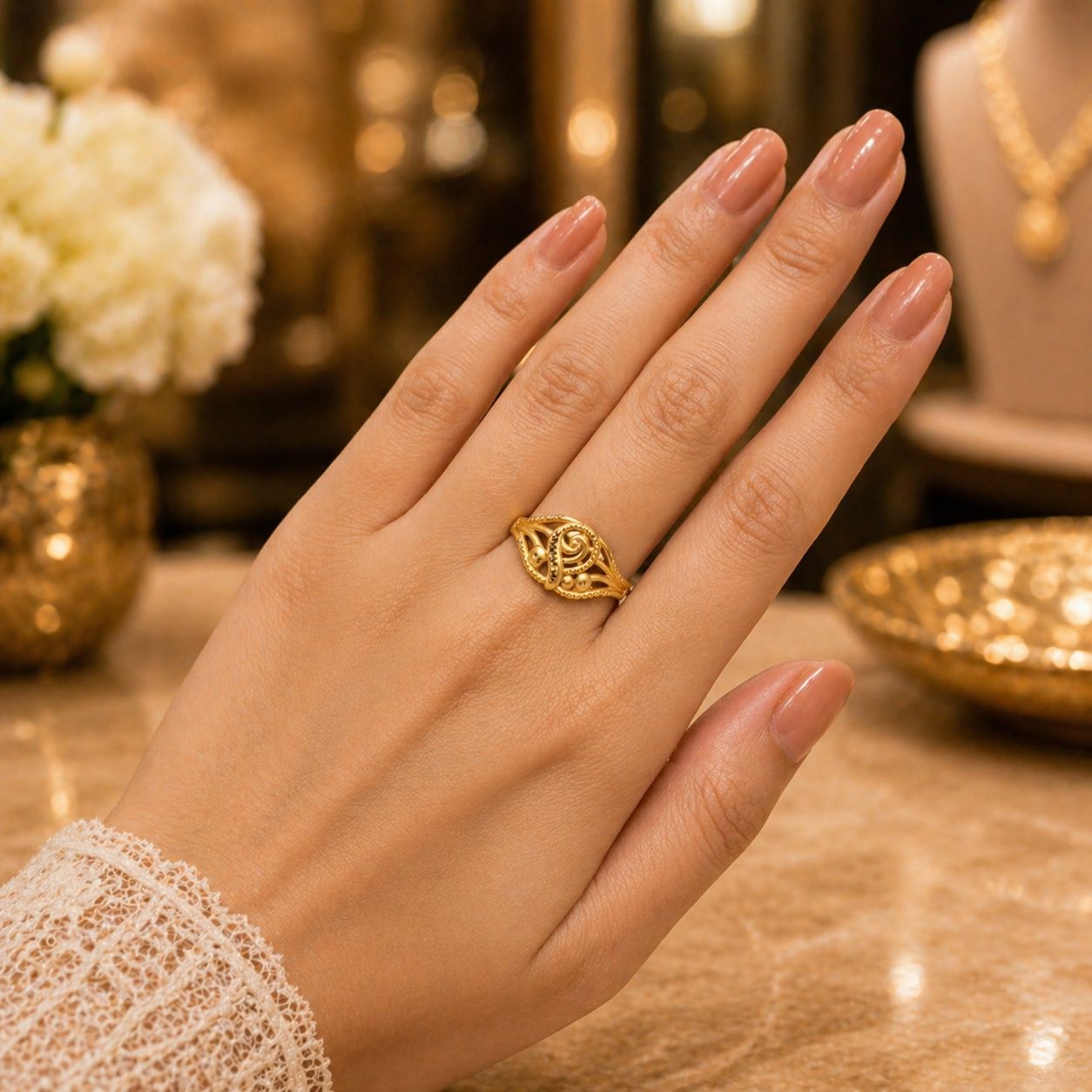 Aviraam Gold Ring 26 view 2