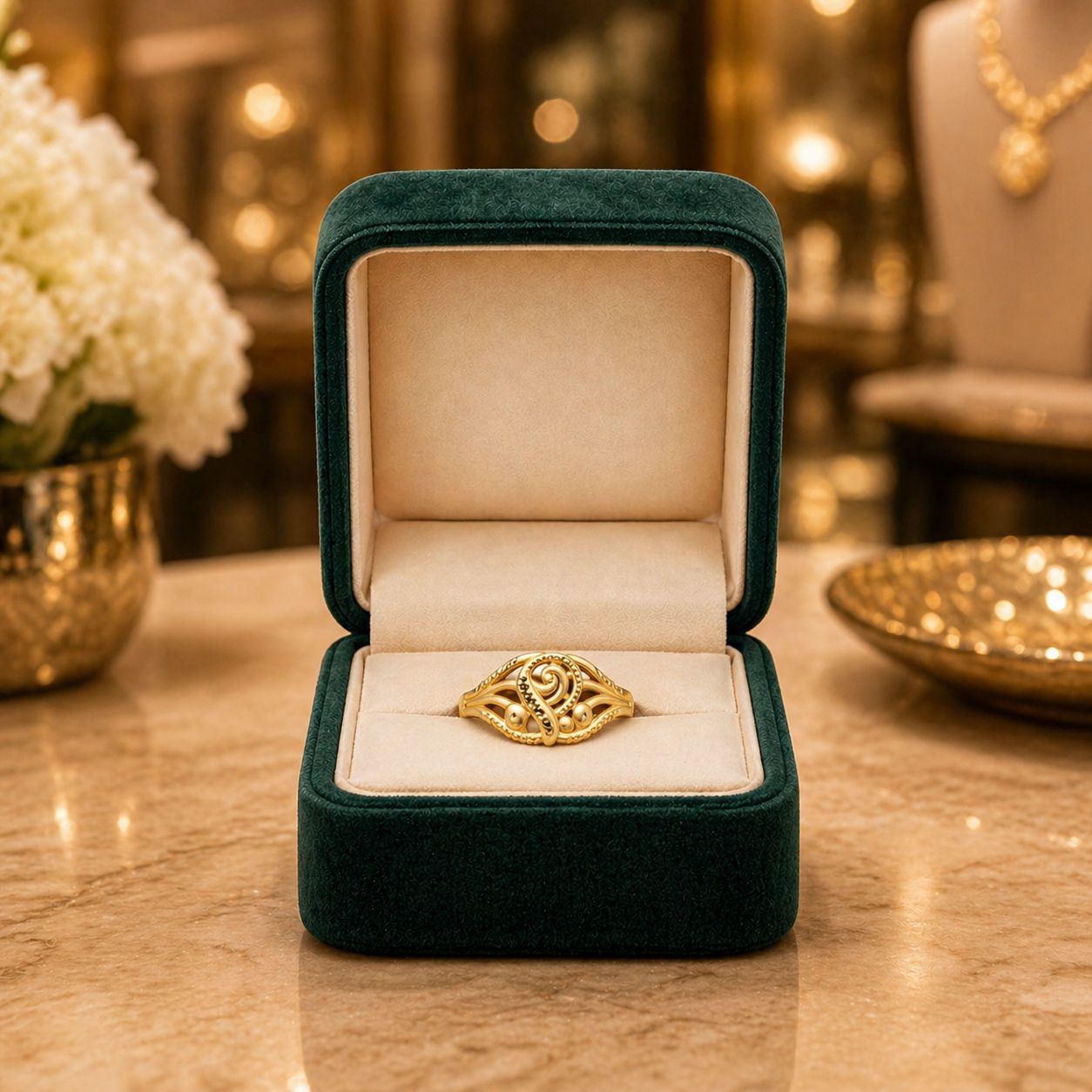 Aviraam Gold Ring 26 view 3