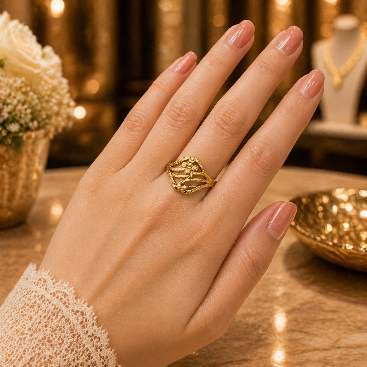 Aviraam Gold Ring 28 view 2