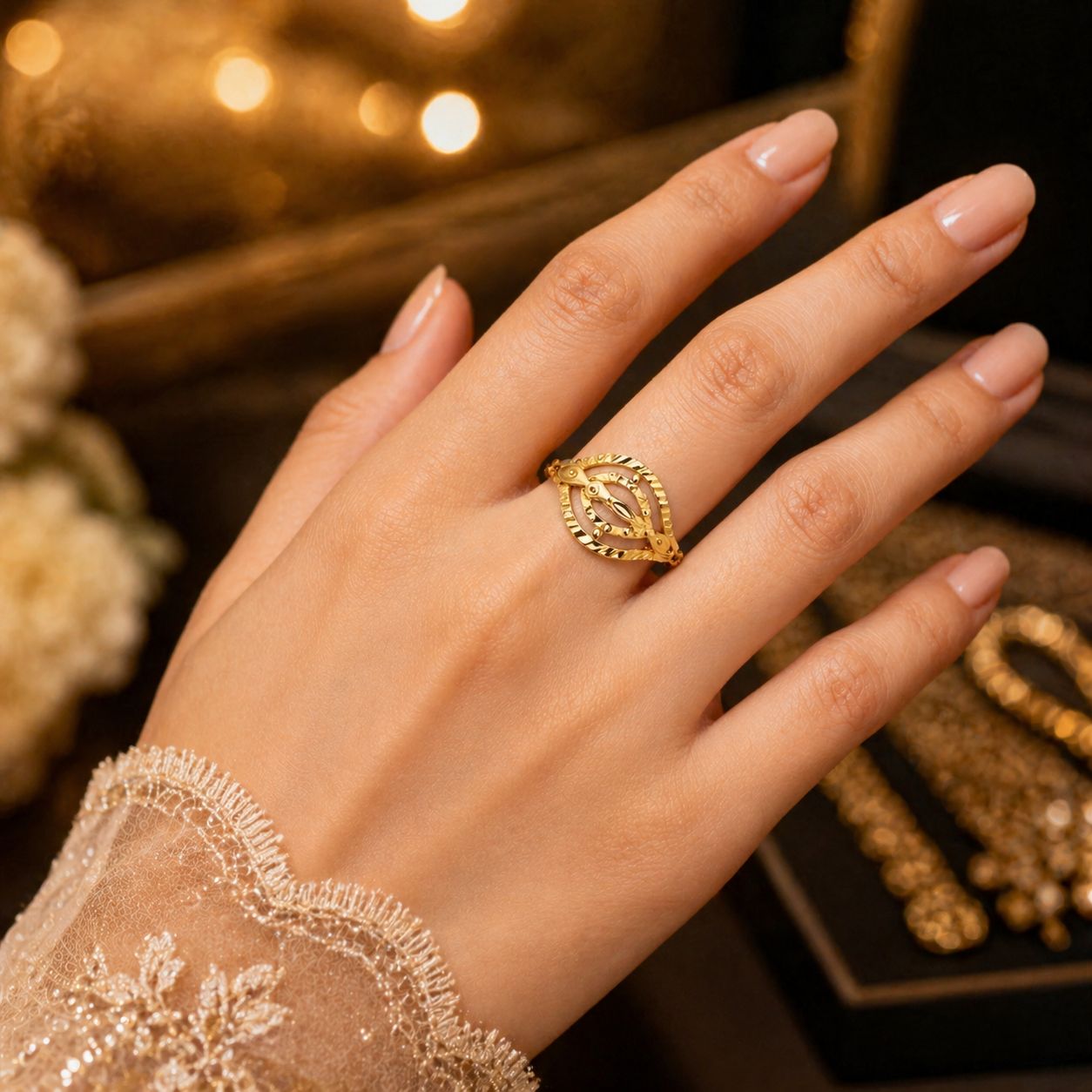 Aviraam Gold Ring 29 view 2