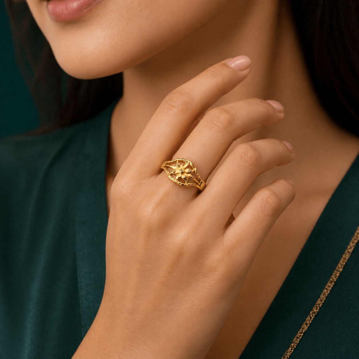 Aviraam Gold Ring 36 view 2