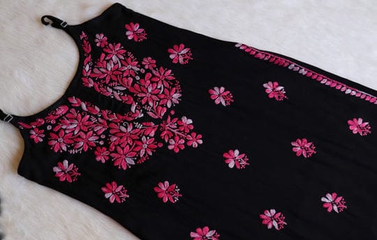NON TRANSPARENT MODAL NOODLE STRAP 3 PIECE SET IN PINK SHADE. view 2