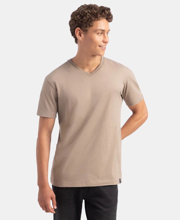 Jockey Mens V-Neck T-Shirt #2726 view 4