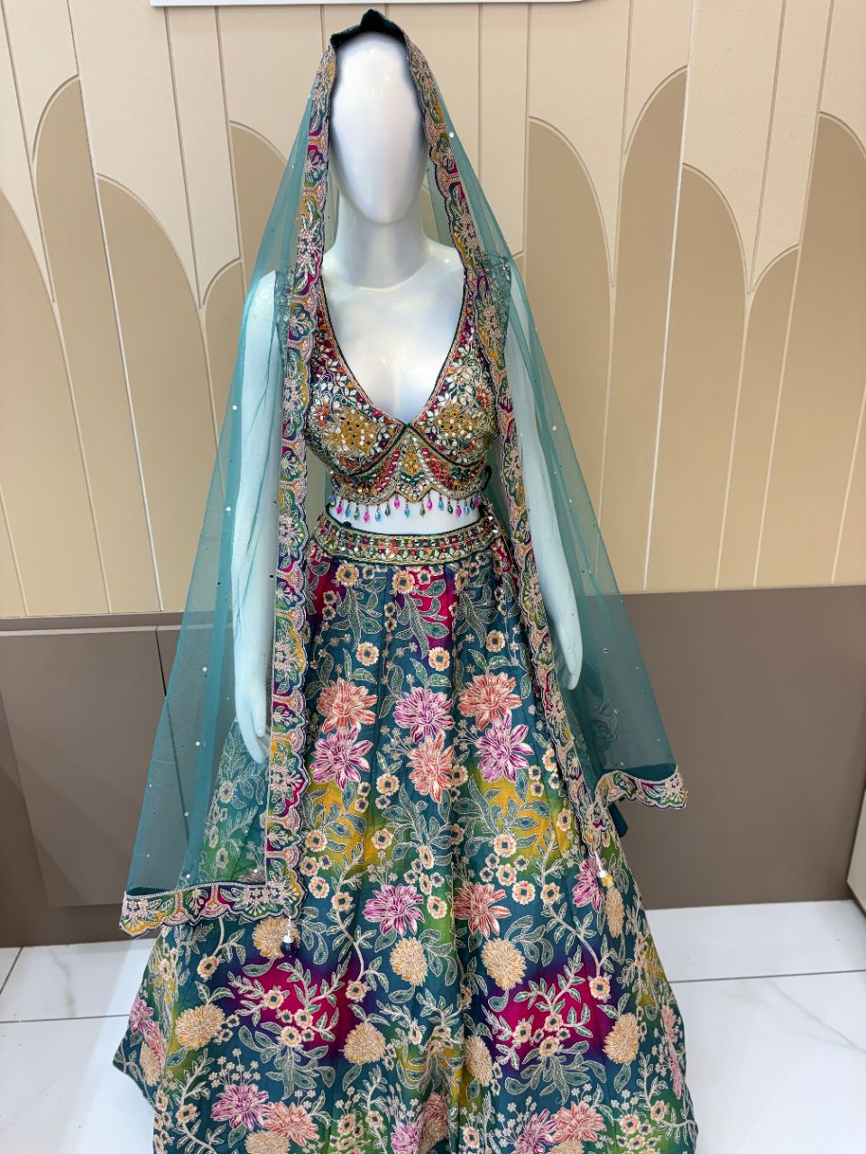 Embroidered Lehenga Choli view 5