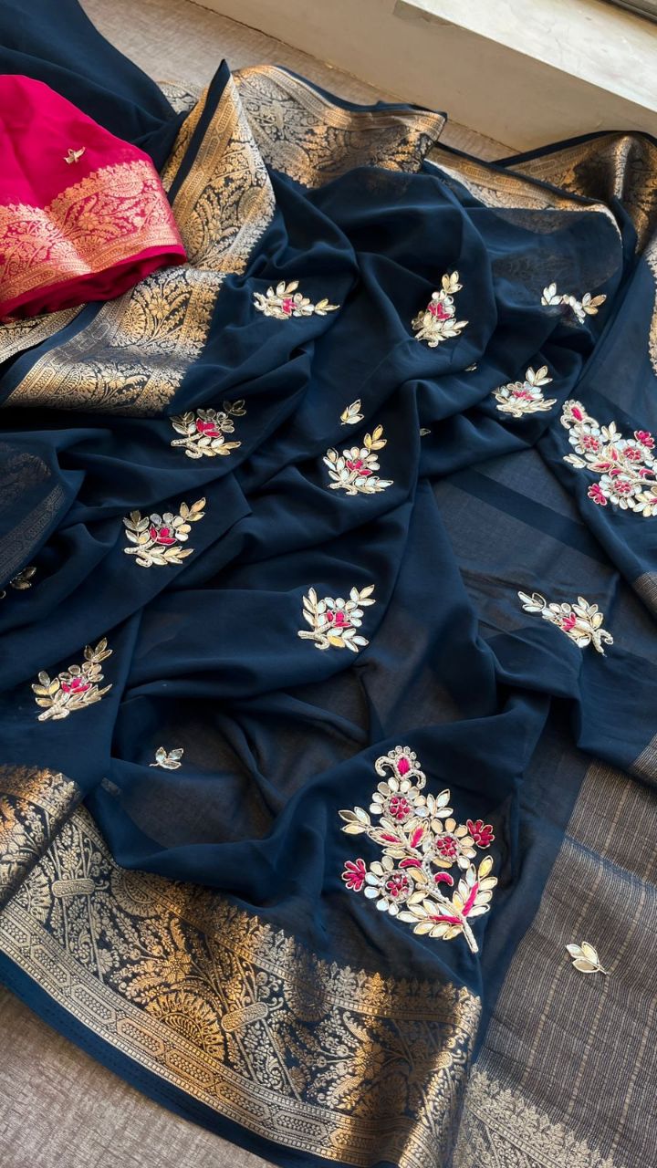 Designer Saree view 2