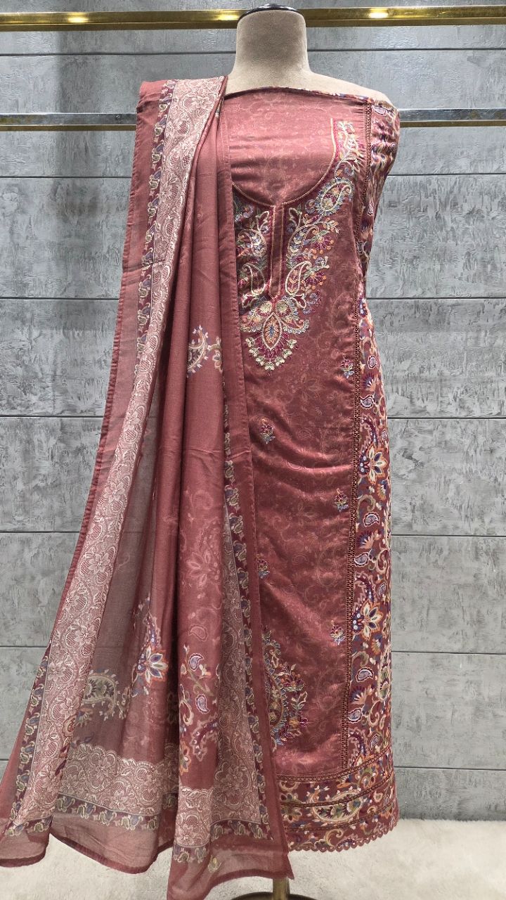 Unstitched .Suit ..Fabric... view 2