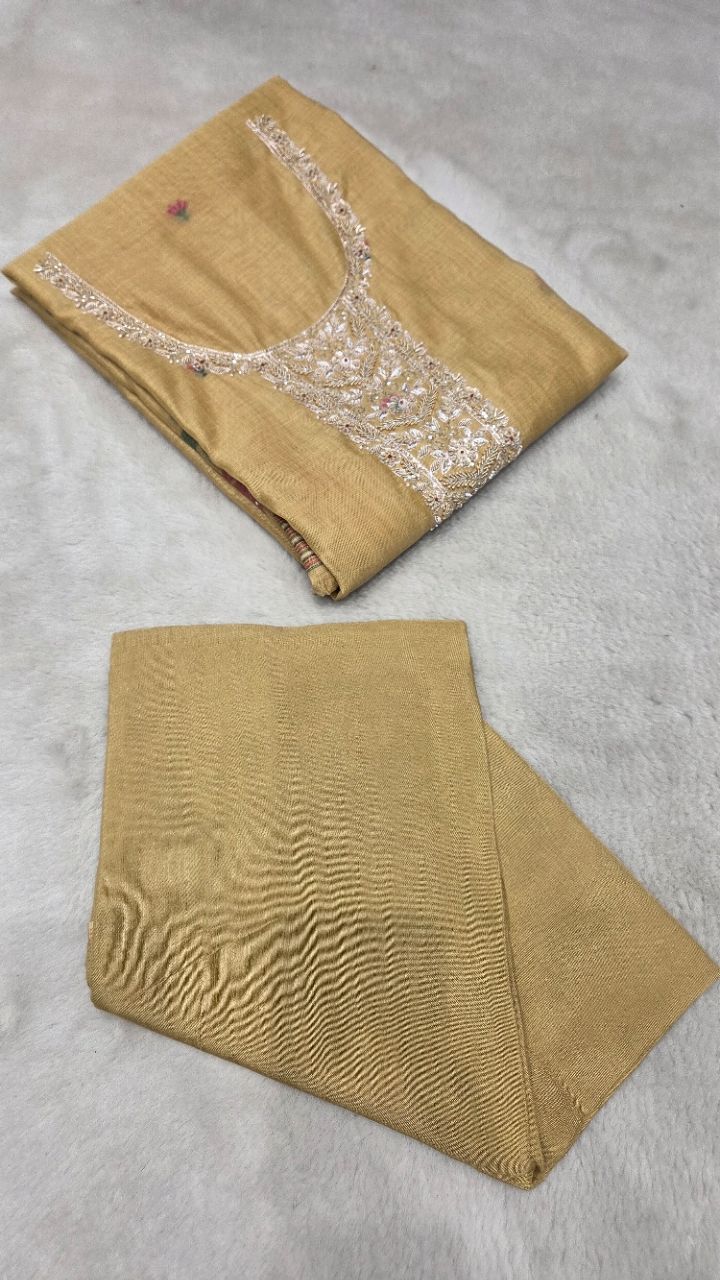 Unstitched. Suit ..Fabric... view 3