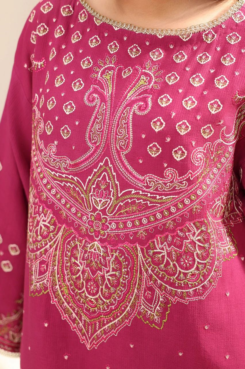 Zellbury Summer Embroidered Lawn Unstitched 3Pc Suit WUS25E30286 / DF0021 view 2