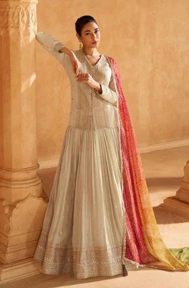 Designer  Simar Viscose Lehenga Readymade Dress / 5586 / SD00127 view 2