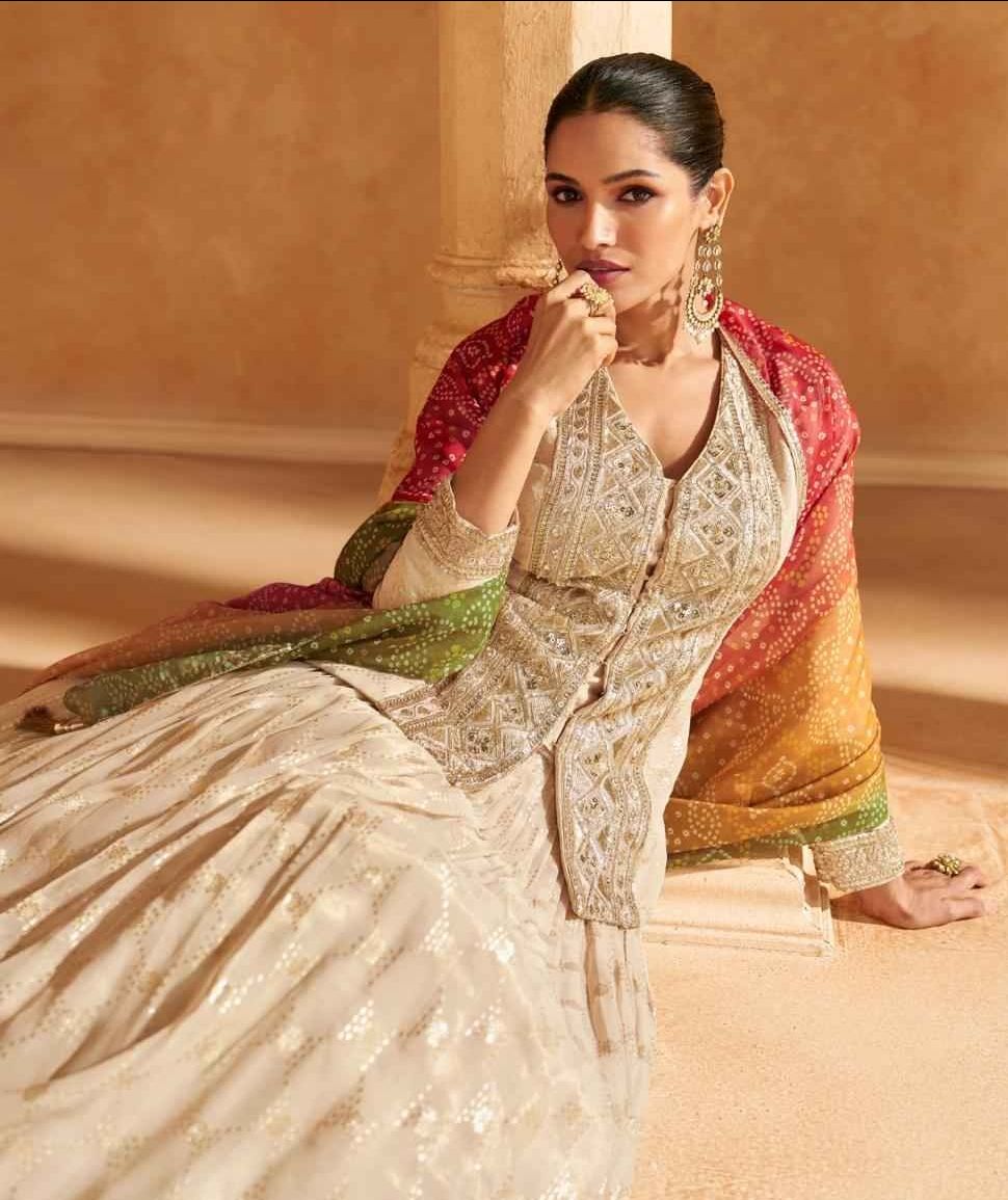 Designer  Simar Viscose Lehenga Readymade Dress / 5586 / SD00127 view 4