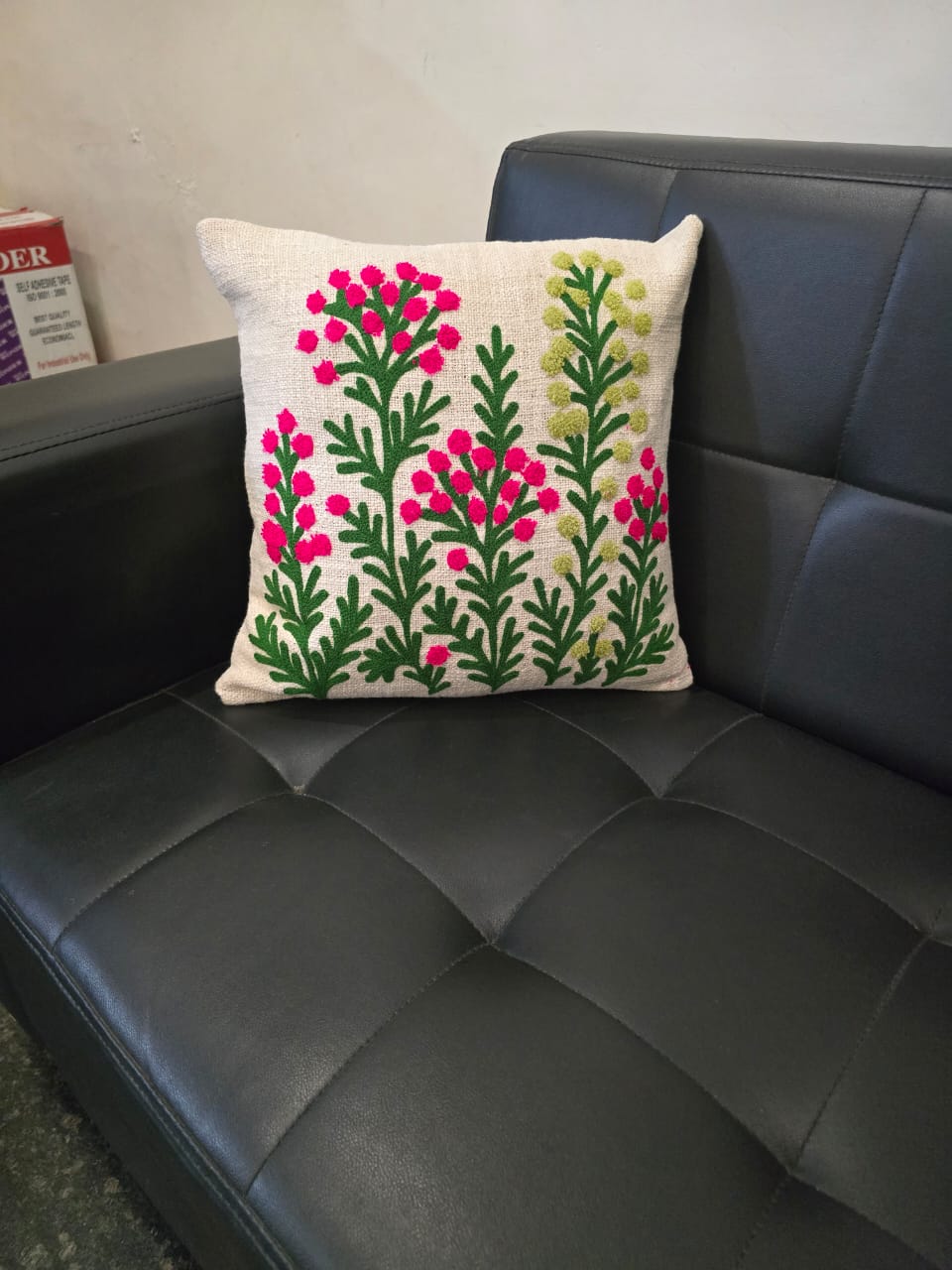 Gobind Handloom Floral Cushion view 5
