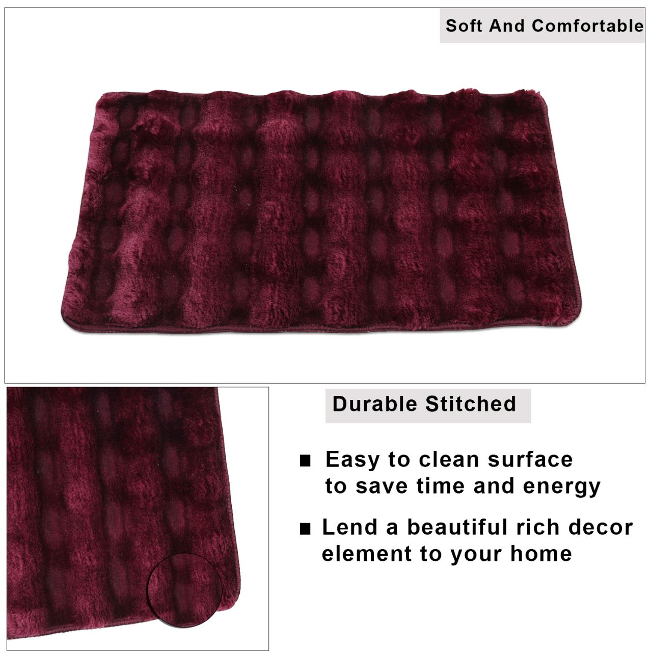 Soft Plush Bath Mat view 3