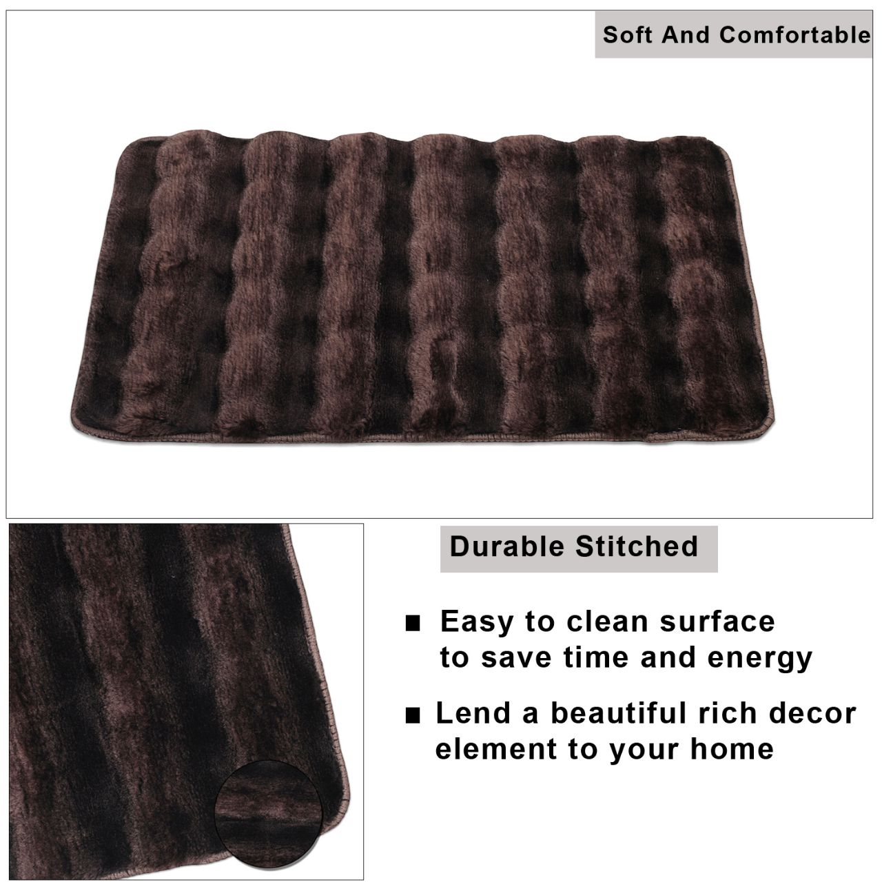 Soft Plush Bath Mat view 2