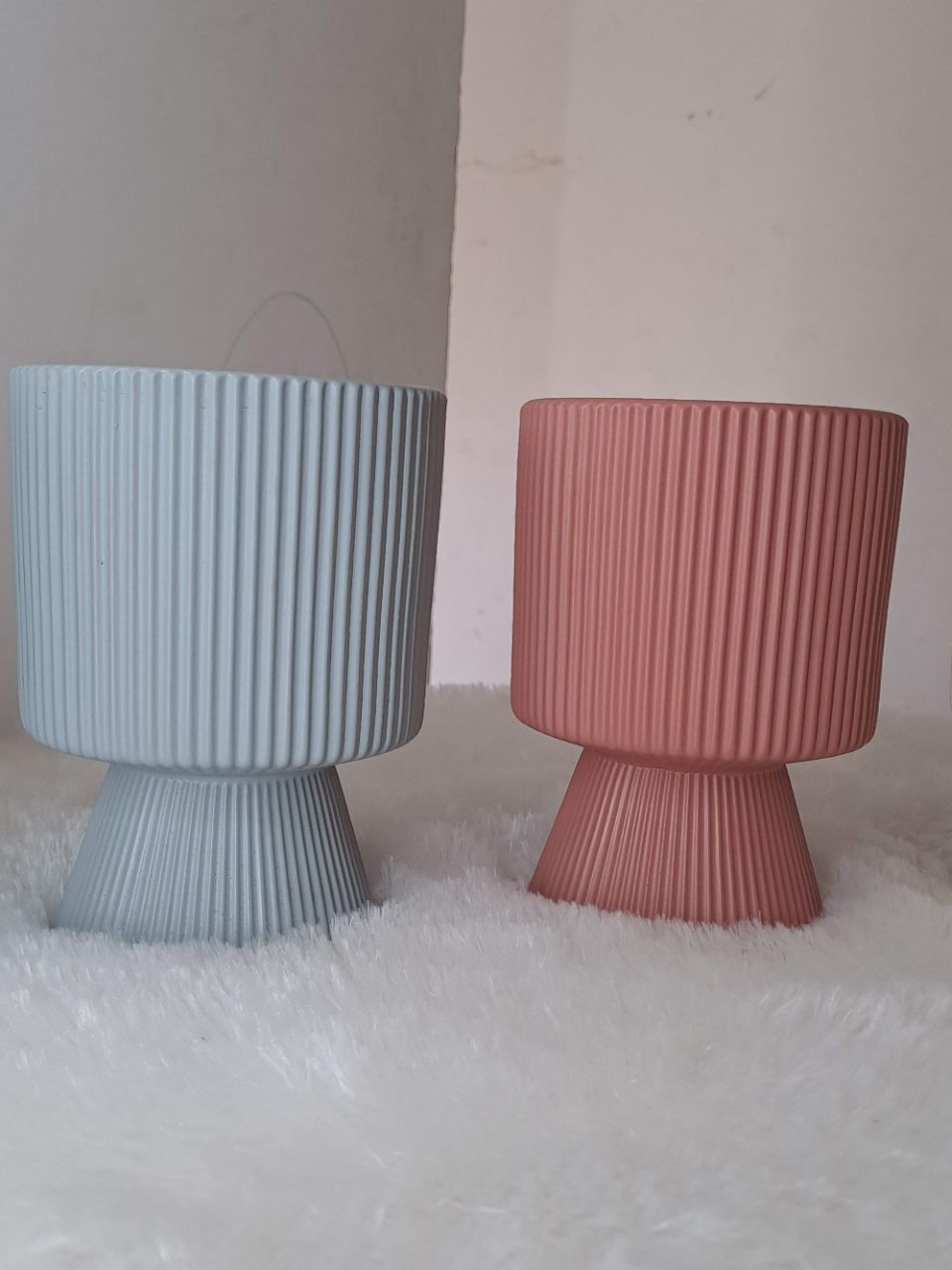 Ceramic Pedestal Planter view 3