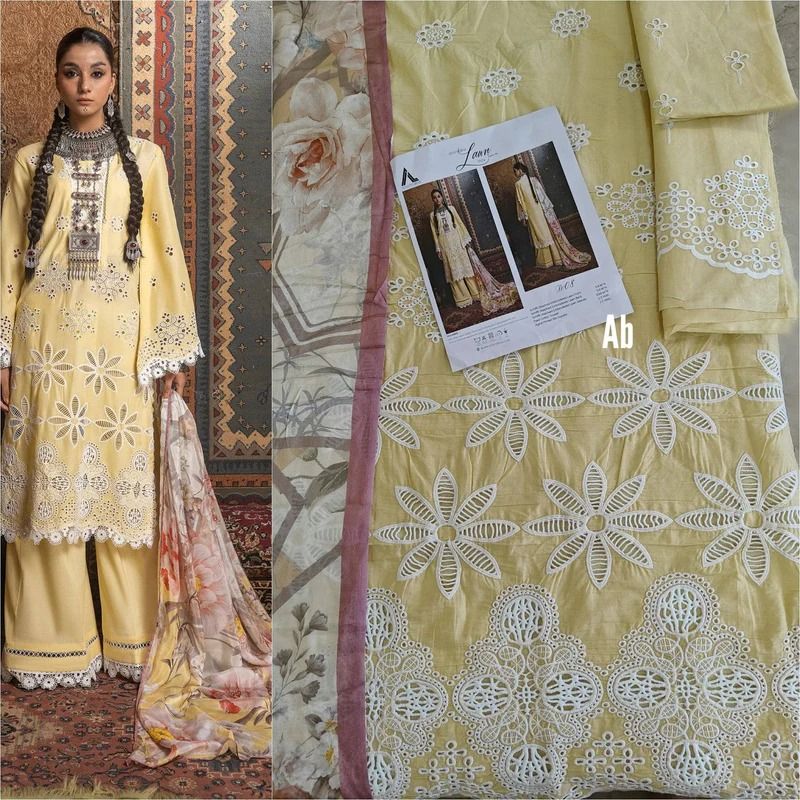 Adans Libas Ayesha Zia 24/Silk Dupatta / D - 08 /HC001146 view 5