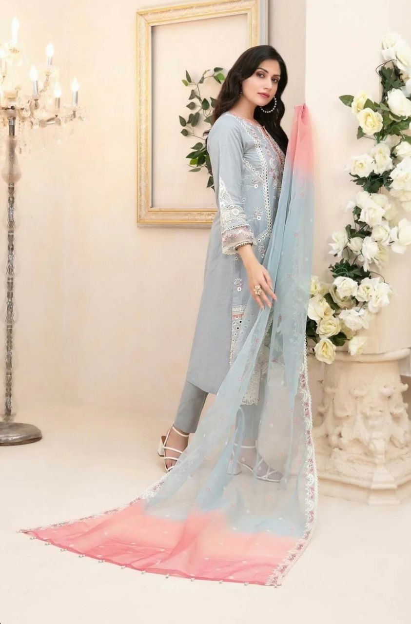 Tawakkal By - 3 PC Semi-Stitched Kaiya Collection  / D - 9178 / SD0060 view 2