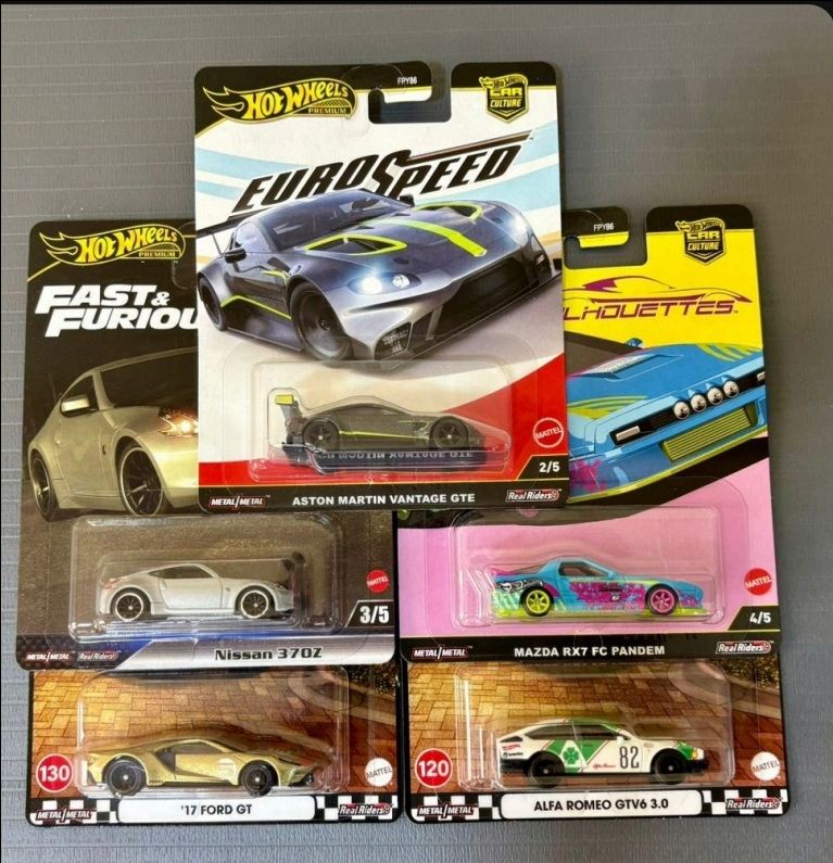 Hot Wheels Euro Speed Set Of 5