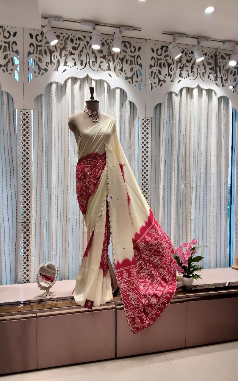 Designer Silk Saree1 view 5