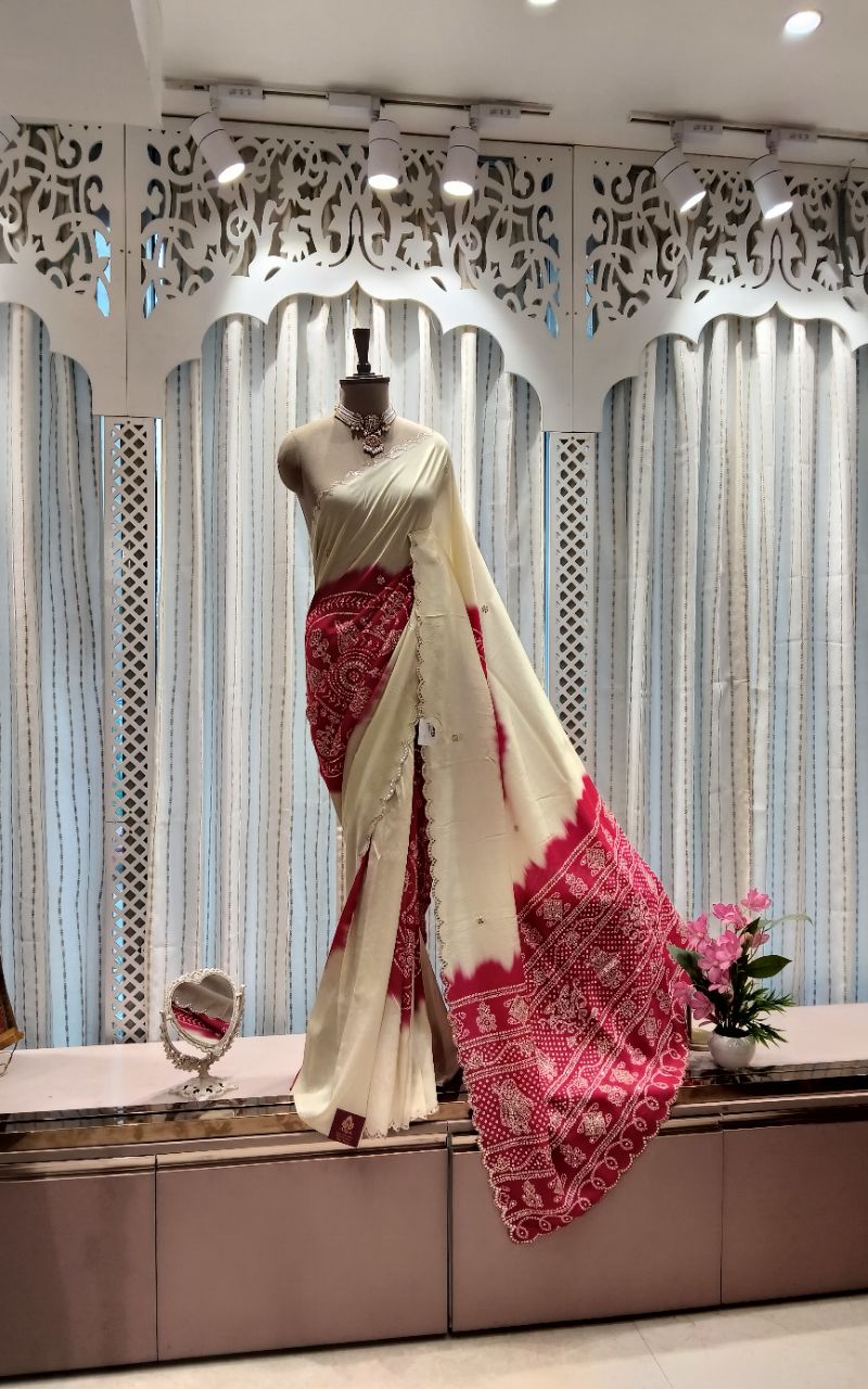 Designer Silk Saree1 view 7